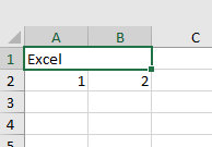 combinar y central en excel resultado