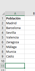 lista desplegable excel
