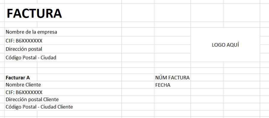 factura excel