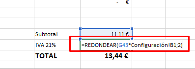 factura autonomo excel