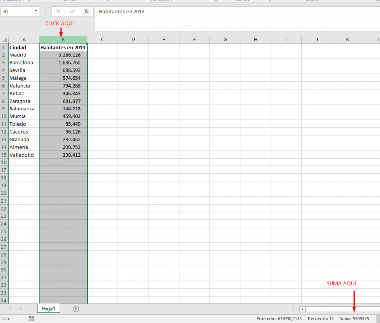 C mo Sumar Columnas En Excel ExcelFacil