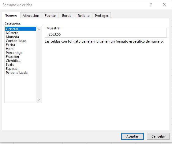 formato parentesis numero negativo